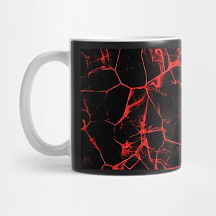 Red Volcanic Rock Texture #2 Mug